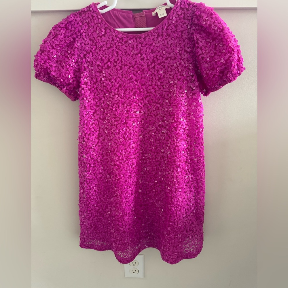 J Crew Girls Sequins Dress - Size 8